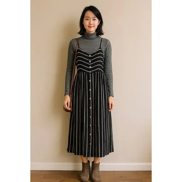 knee length dresses for ladies Plus Size Sweater-Knit Midi Dress main image 0